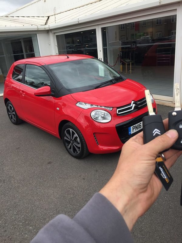 replacement Citroen C1 key