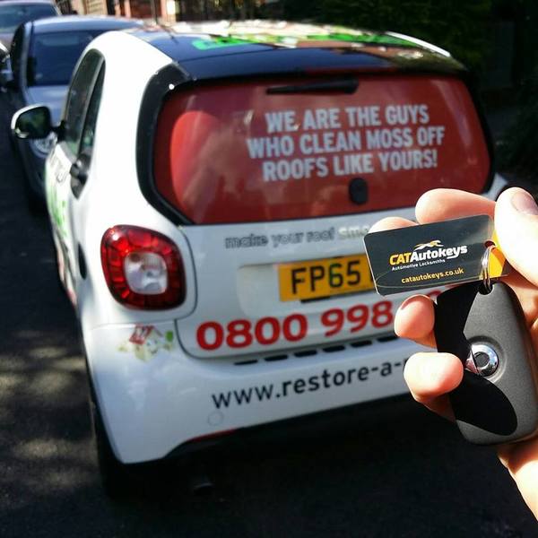 Replacement Smart FourTwo key