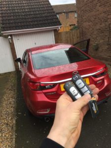 Mazda 6 spare proximity key