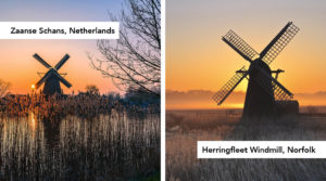 Zaanse Schans and Norfolk